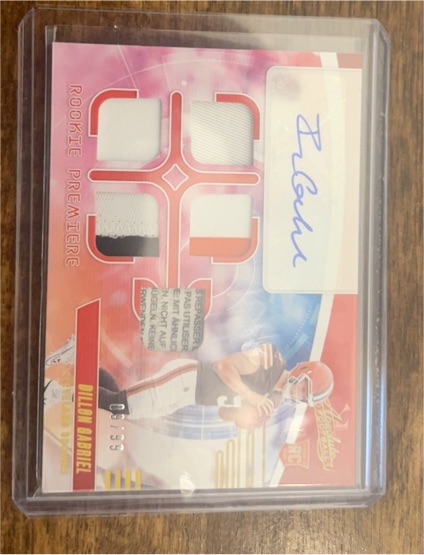 2025 Panini Absolute Rookie Premiere #RPM-DGL Dillon Gabriel — front