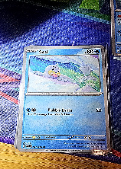 2023 Pokémon ME02 Phantasmal Flames #021 Seel — front