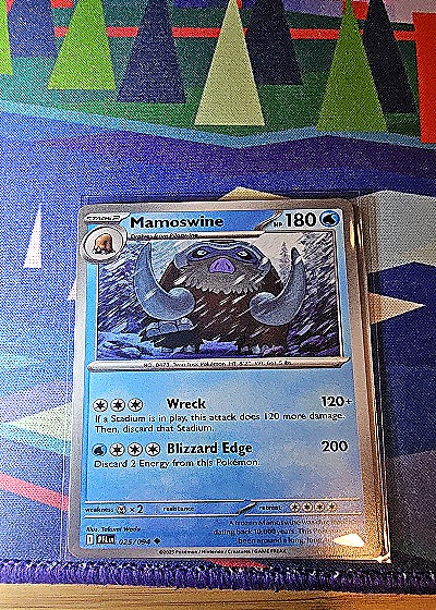 2023 Pokémon ME02: Phantasmal Flames #025 Mamoswine — front