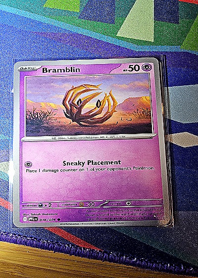 2023 Pokémon ME02: Phantasmal Flames #046 Bramblin — front