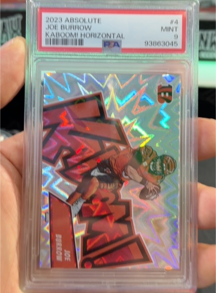 2023 Panini Absolute #4 Joe Burrow Kaboom! Horizontal — front