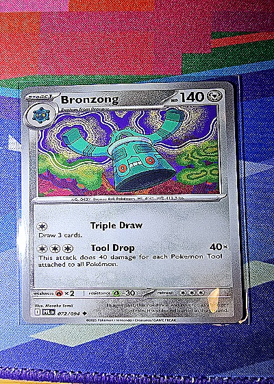 2025 Pokémon ME02: Phantasmal Flames #072 Bronzong — front