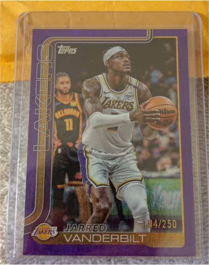 2025-26 Topps #155 Jarred Vanderbilt — front