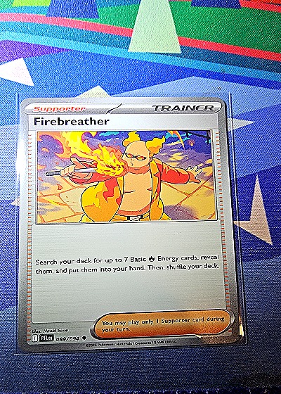 2023 Pokemon Phantasmal Flames #089 Firebreather — front