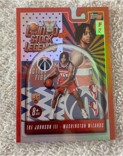 2025-26 Topps Limited Stock Legends #LST-6 Tre Johnson III — front