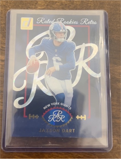 2025 Panini Donruss Rated Rookie Retro #1 Jaxson Dart — front