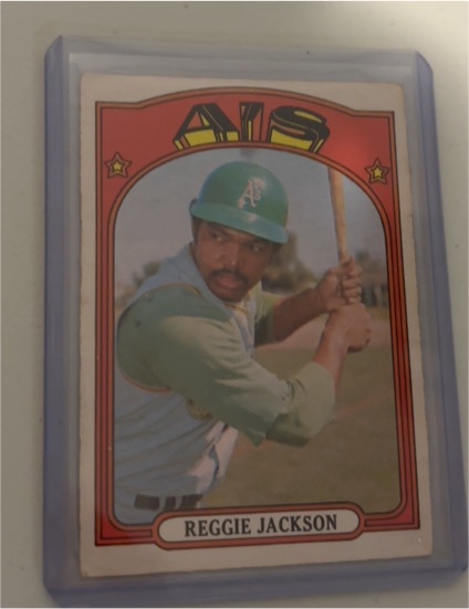 1972 Topps #435 Reggie Jackson — front