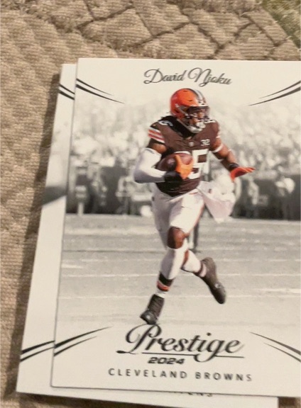 2024 Panini Prestige #70 David Njoku — front