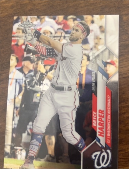 2020 Topps Update #U-255 Bryce Harper — front