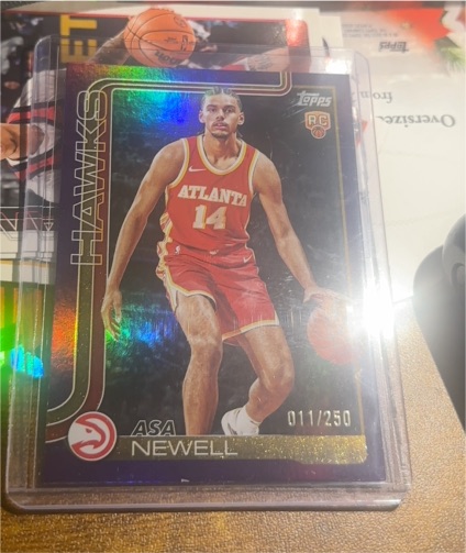 2025-26 Topps #223 Asa Newell — front