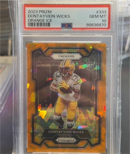 2023 Panini Prizm #333 Dontayvion Wicks — front