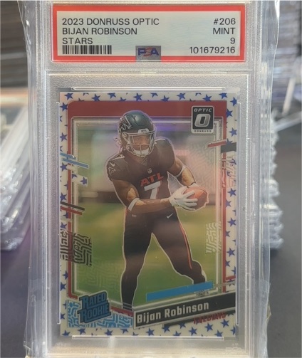 2023 Panini Donruss Optic #206 Bijan Robinson — front