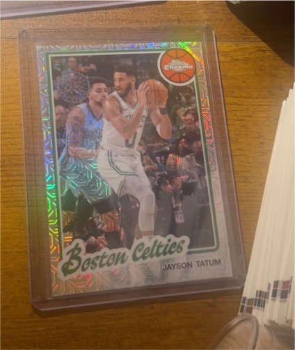 2025-26 Topps Chrome #TC-JT Jayson Tatum — front
