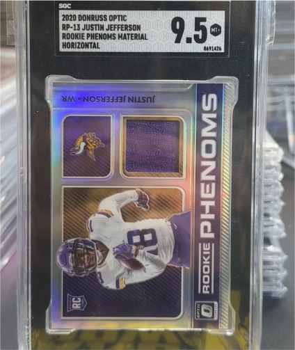 2020 Donruss Optic #RP-13 Justin Jefferson Rookie Phenoms — front