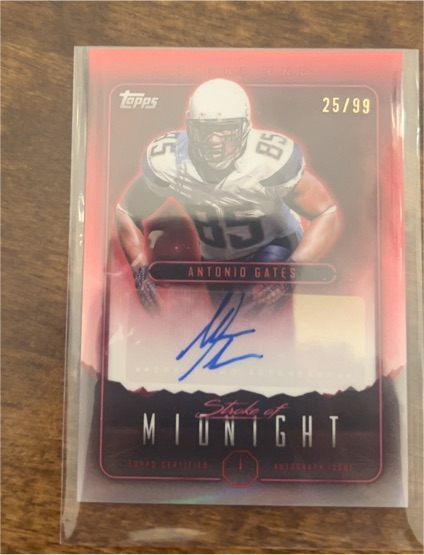 2024 Topps Midnight #SMA-AG Antonio Gates — front
