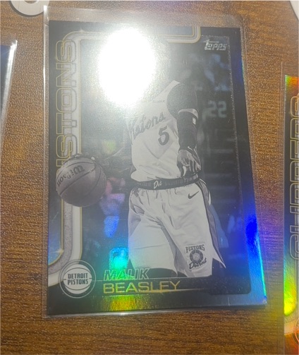 2025-26 Topps Basketball #43 Malik Beasley Blackout — front