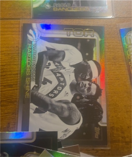 2025-26 Topps We The North Raptors Shine Blackout #276 Scottie Barnes — front