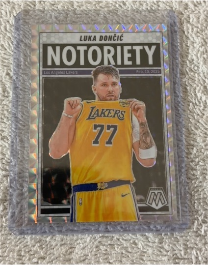 2024-25 Panini Mosaic #5 Luka Dončić Notoriety — front
