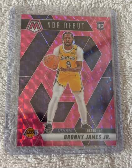 2024-25 Panini Mosaic NBA Debut #262 Bronny James Jr. — front