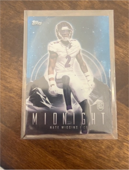 2024 Topps Midnight #2 Nate Wiggins — front