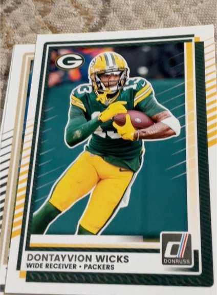 2025 Donruss #295 Dontayvion Wicks — front