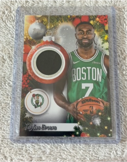 2025-26 Topps Holiday Basketball #PR-JB Jaylen Brown — front