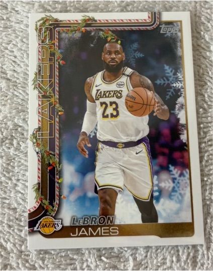 2025-26 Topps Holiday #H119 LeBron James — front