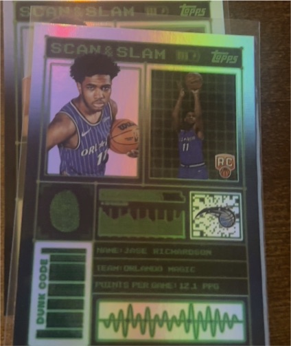 2025-26 Topps Scan & Slam #SS-50 Jase Richardson — front
