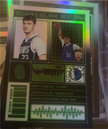 2025-26 Topps Scan & Slam #SS-26 Cooper Flagg — front
