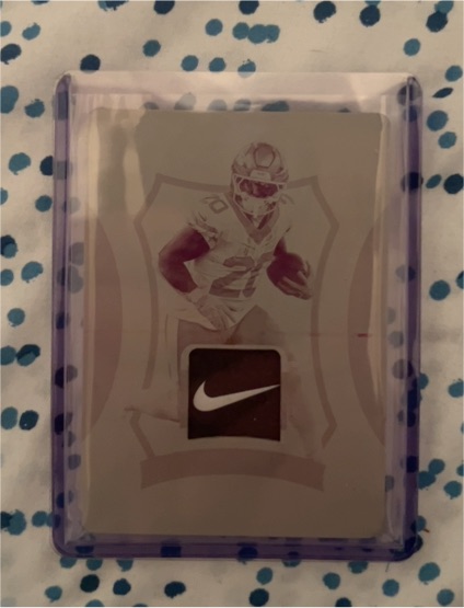 2024 Panini National Treasures 1/1 Nike Logo Printing Plate — front