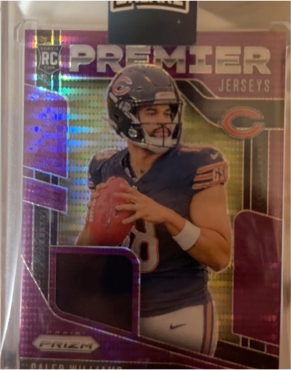 2024 Panini Prizm Premier Jerseys #PJ-CWS Caleb Williams — front