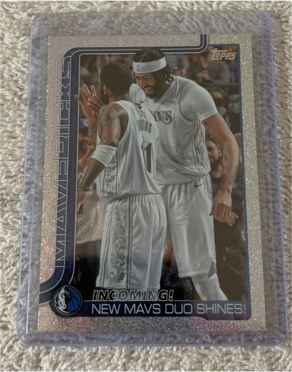 2025-26 Topps Basketball #296 Incoming! New Mavs Duo Shines — front