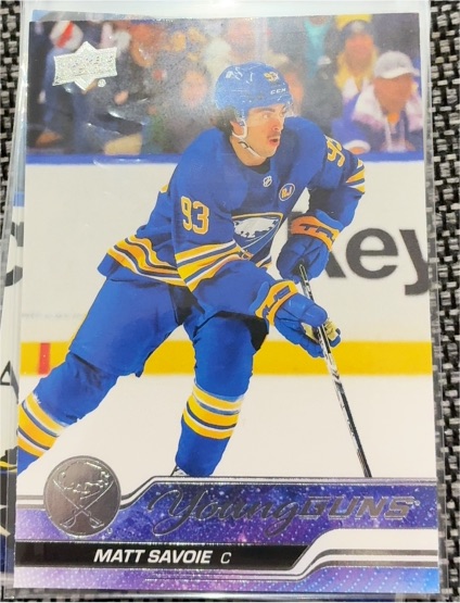 2023-24 Upper Deck Extended Series #729 Matt Savoie — front