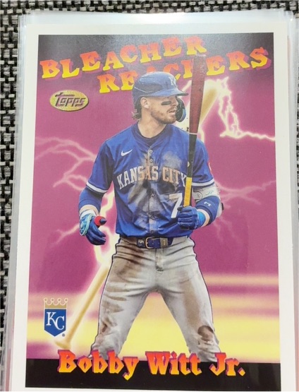 2025 Topps Update Bleacher Reachers #BR-21 Bobby Witt Jr. — front