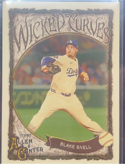 2025 Topps Allen & Ginter #WC-10 Blake Snell Wicked Curves — front