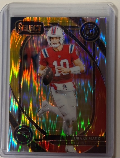 2024 Panini Select Club Level #? Drake Maye — front
