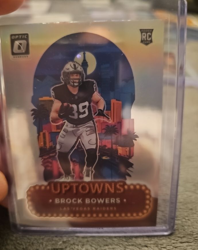 2024 Panini Donruss Optic #8 Brock Bowers Uptowns — front