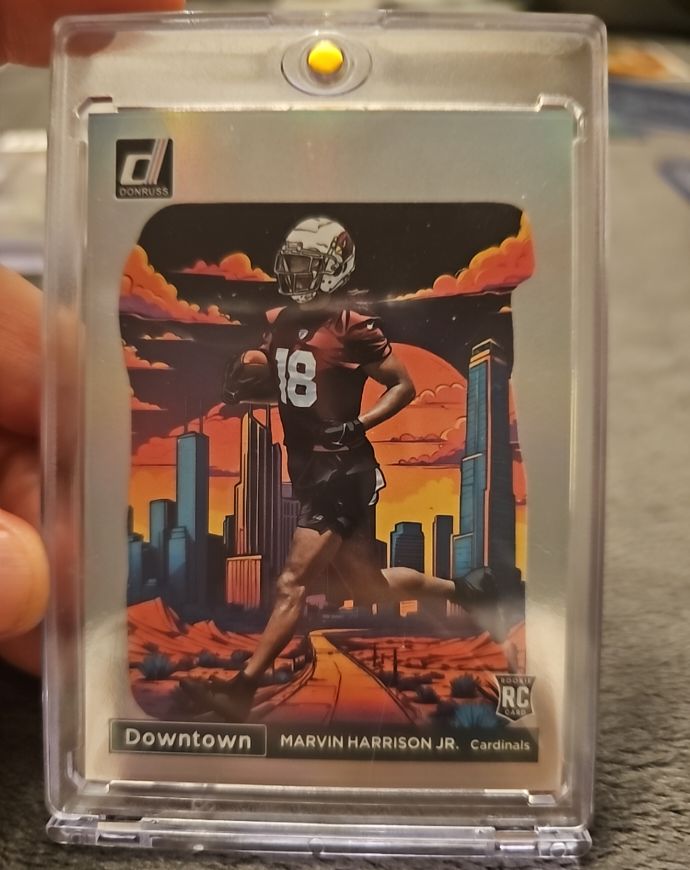 2024 Panini Donruss Downtown #12 Marvin Harrison Jr. — front