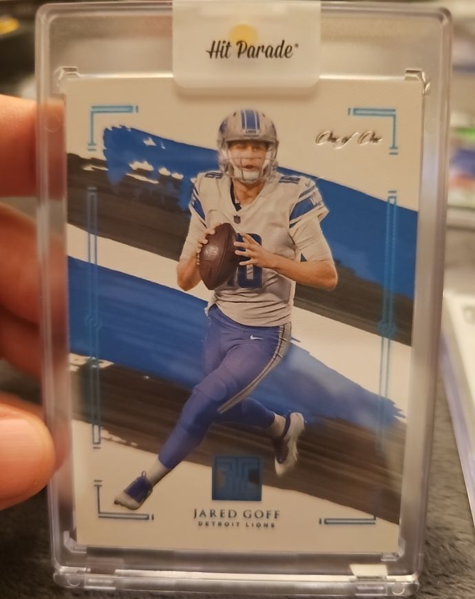 2023 Hit Parade #1 Jared Goff — front