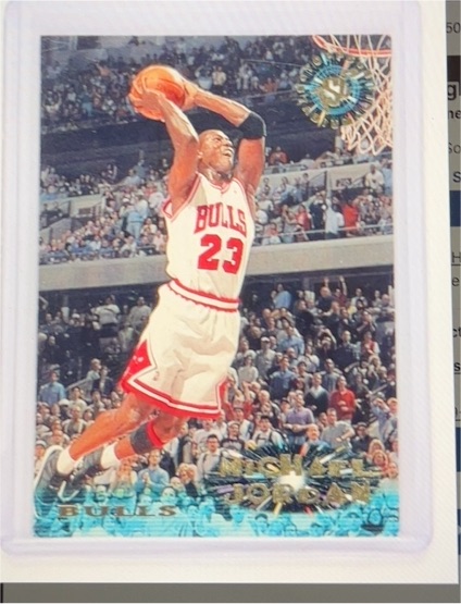 1995-96 Topps Stadium Club #1 Michael Jordan — front