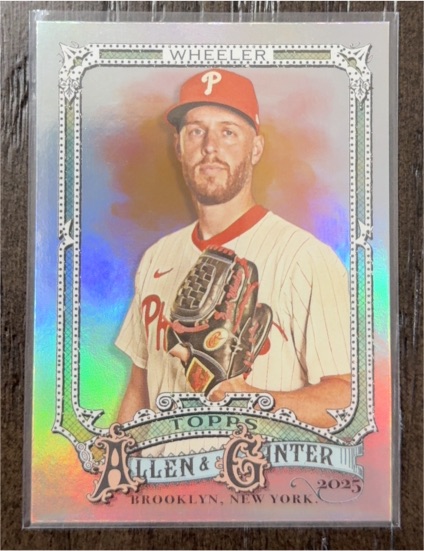 2025 Topps Allen & Ginter #142 Zack Wheeler — front