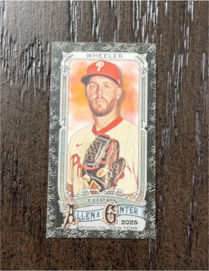 2025 Topps Allen & Ginter #142 Zack Wheeler — front