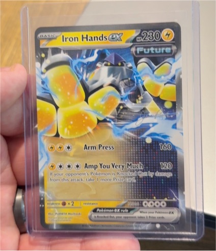 2022 Pokémon SV04 Paradox Rift #070 Iron Hands ex — front
