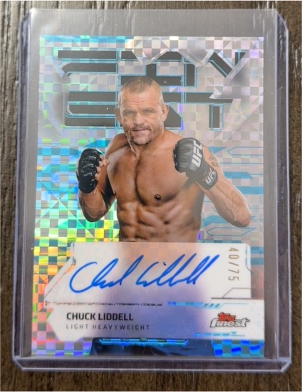 2025 Topps Finest #FA-CL Chuck Liddell — front