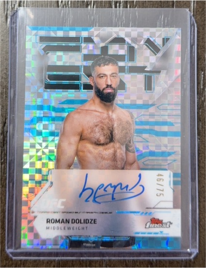 2025 Topps Finest UFC #FA-RD Roman Dolidze — front