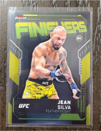2025 Topps Finest UFC #FN-9 Jean Silva — front