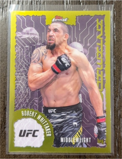 2025 Topps Finest UFC #IT-30 Robert Whittaker Intimidators — front