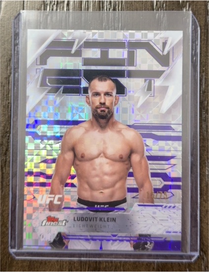 2025 Topps Finest UFC #238 Ludovit Klein — front