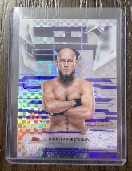 2025 Topps Finest UFC #109 Rinat Fakhretdinov — front
