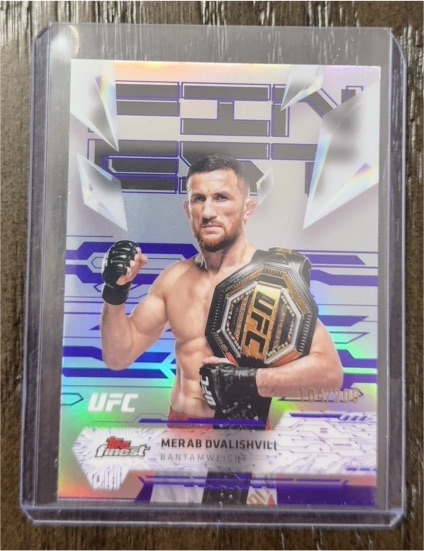 2025 Topps Finest UFC #148 Merab Dvalishvili — front